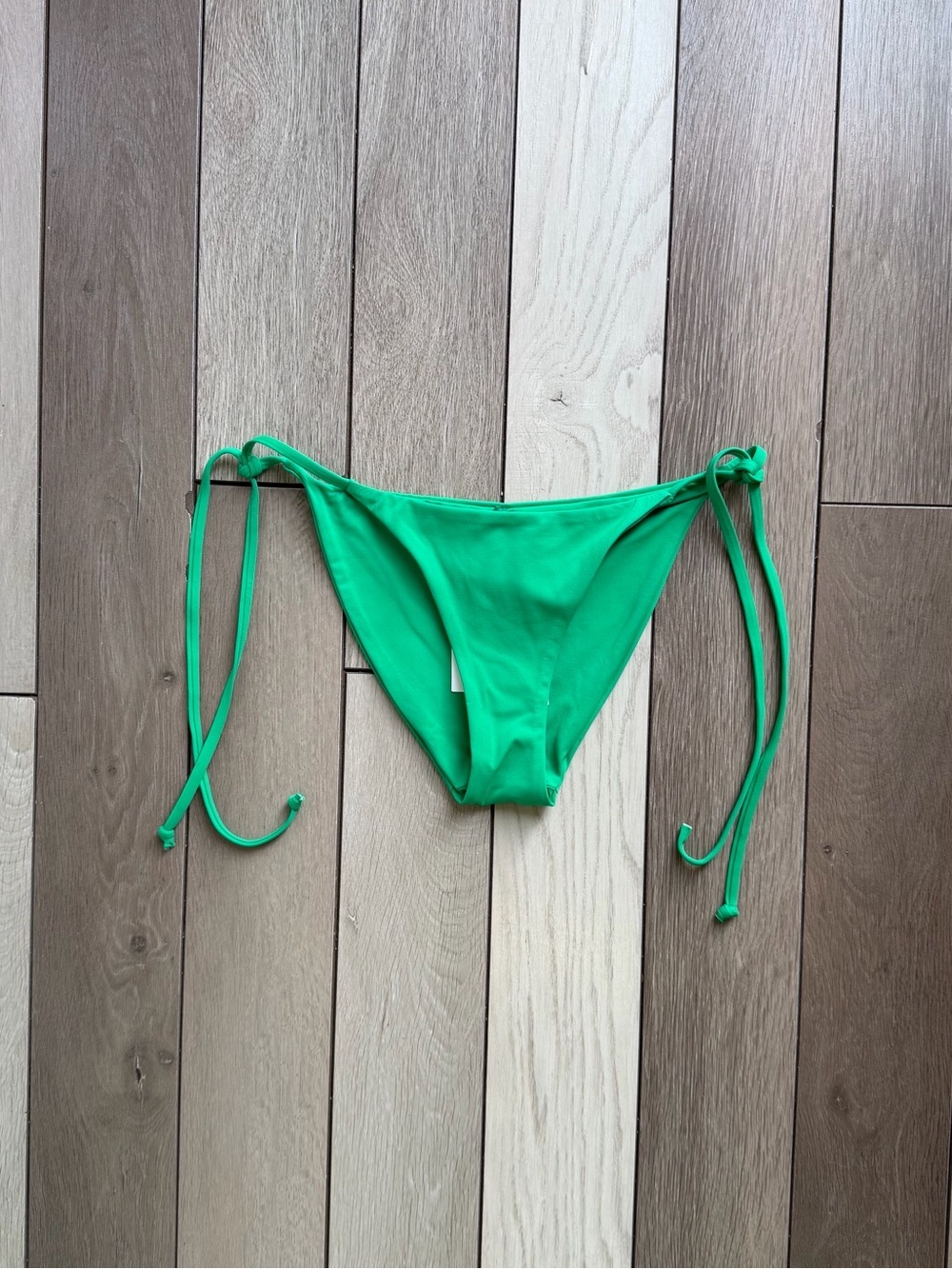 BECCA Bright Green Tie-Side Bikini Bottom